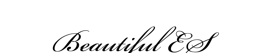 Beautiful ES Font Download Free